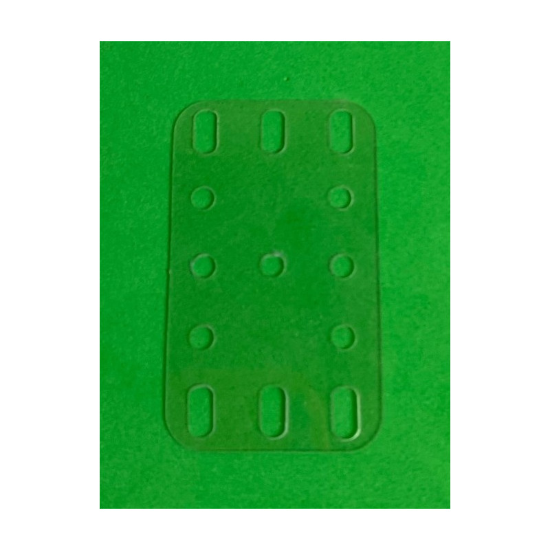 Plaque flexible 3x5tr (40x60mm) en plastique transparent
