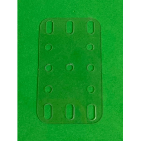 Plaque flexible 3x5tr (40x60mm) en plastique transparent