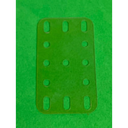 Plaque flexible 3x5tr (40x60mm) en plastique transparent, neuve avec défauts