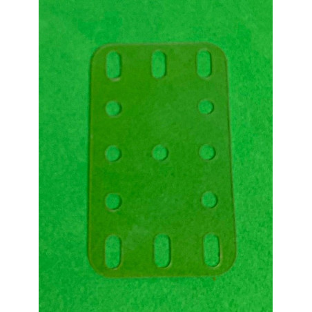 Plastic flexible plate 3x5h (40x60mm) Transparent, new with defects