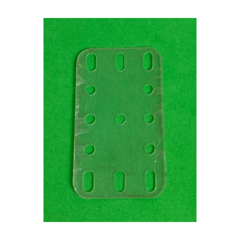 Plaque flexible 3x5tr (40x60mm) en plastique transparent