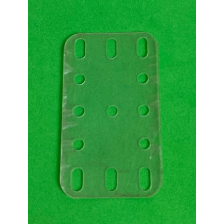Plaque flexible 3x5tr (40x60mm) en plastique transparent