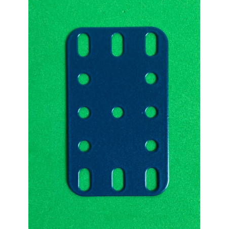 Plaque flexible métal 3x5tr (40x60mm) bleu pétrole