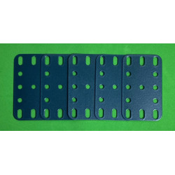 Metal flexible plate 3x5h (40x60mm) petrol blue (pack of 5)
