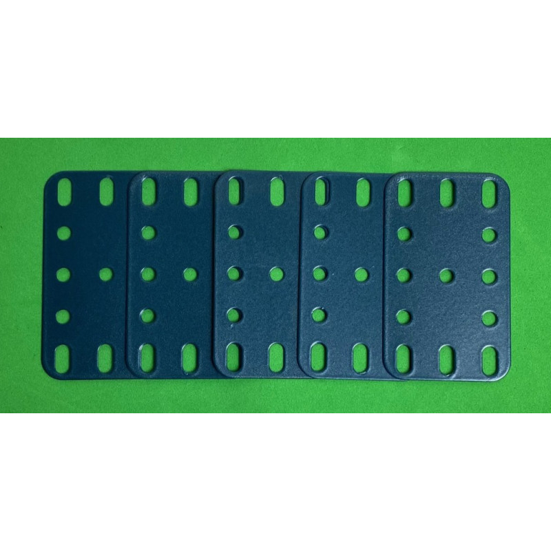 Metal flexible plate 3x5h (40x60mm) petrol blue (pack of 5)
