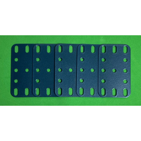 Metal flexible plate 3x5h (40x60mm) petrol blue (pack of 5)