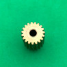 Pinion 19 th w.19 mm brass