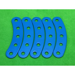 Bande incurvee l.60 r.60 (5tr) bleu f1 (lot de 5)