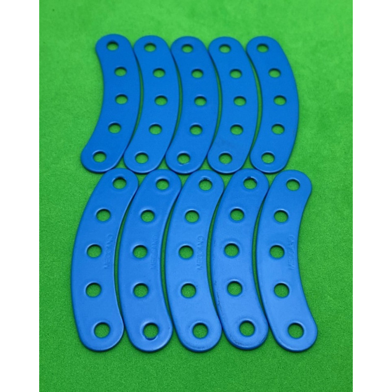Curved strip l.60 r.60 (5h) blue f1 (pack of 10)