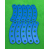 Bande incurvee l.60 r.60 (5tr) bleu f1 (lot de 10)