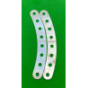 Curved strip 100mm zn second hand (set of 2)