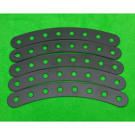 Bande flexible courbe 100 mm rayon 115 mm gris f1 (lot de 5)