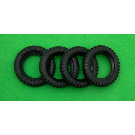 Tyre øint 25mm black (pack of 4)