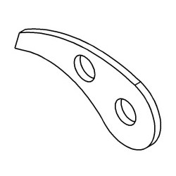 Cliquet sans moyeu nickelé