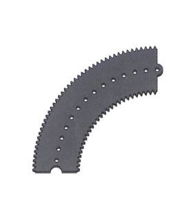 Secteur dente 4 pour le cercle