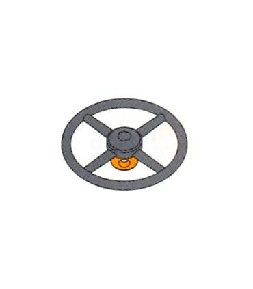 Volant d' auto ø 45 mm noir