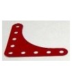 Plaque gousset flexible rouge