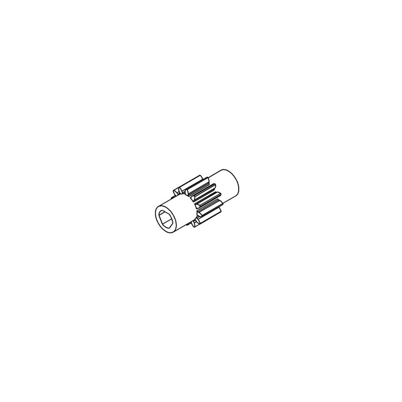 Axle connector 3 sections aluminum grey