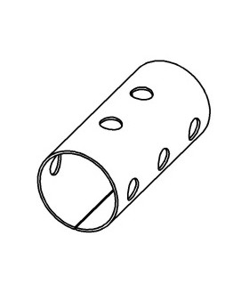 Manchon l 40 mm noir