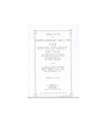 Supplement n° 1 du d.m.s.