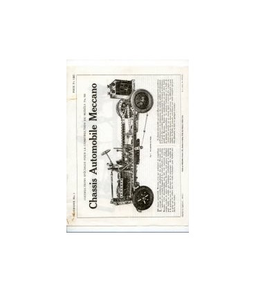 Chassis automobile meccano