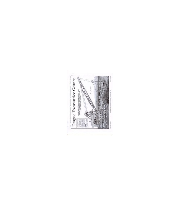 Drague excavatrice Drague excavatrice