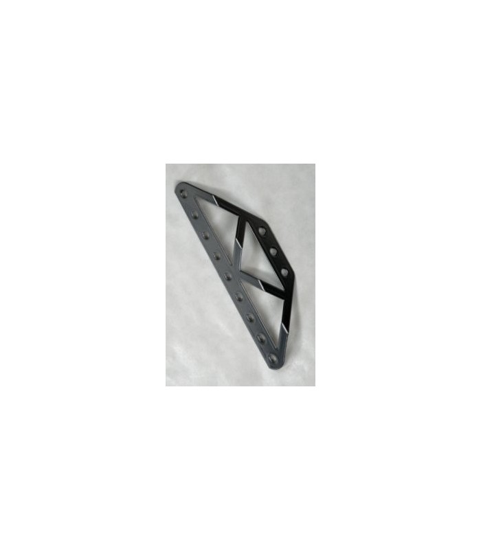 Longrine trapezoidale coudee gris argent Longrine trapezoidale coudee gris argent