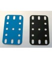 Plaque flexible 60 x 40mm metal noir