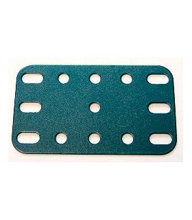 Plaque flexible 60 x 40mm bleu metal