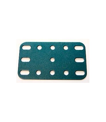 Plaque flexible 60 x 40mm bleu metal