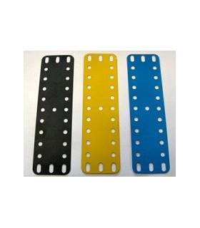 Plaque flexible 140x40mm noir