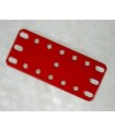 Plaque flexible 90x40mm orange