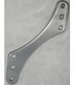 Plaque 1/2 y flexible l100,8mm gris argent