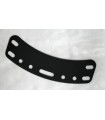 Curved flexible plate black