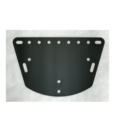 Tunning flexible hood plate black