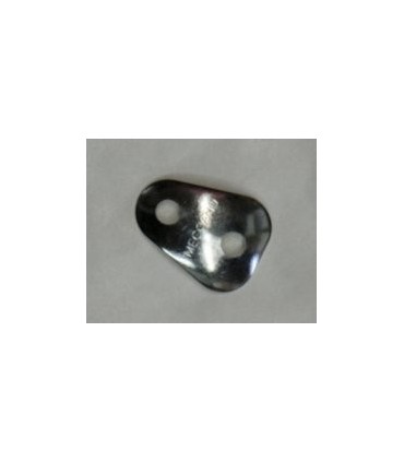Curved isocele triangular plate zp