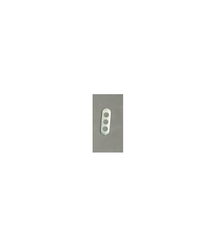 Narrow strip 2 holes + center hole zp