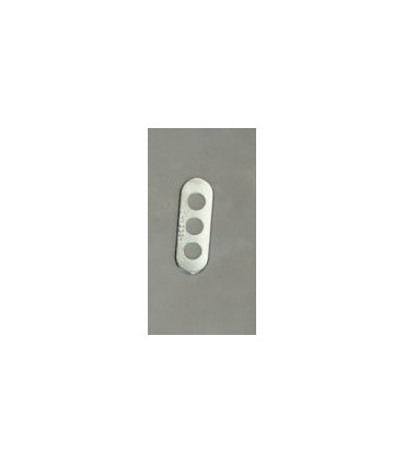 Narrow strip 2 holes + center hole zp