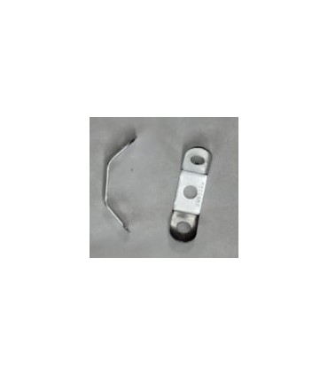Obtuse narrow double bracket 12x12x12mm zp