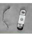 Obtuse narrow double bracket 12x12x12mm zp