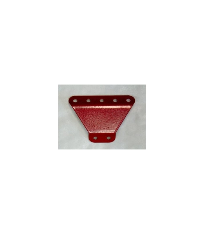 Obtuse flanged trapezoidal plate red Obtuse flanged trapezoidal plate red