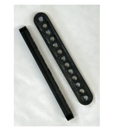 Special strip 7 holes-7 nuts black