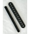 Special strip 7 holes-7 nuts black