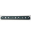 Bande 9 tr flexible bleu metal