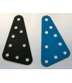 Metal triang.flex.plate 60 x 40mm blue f1