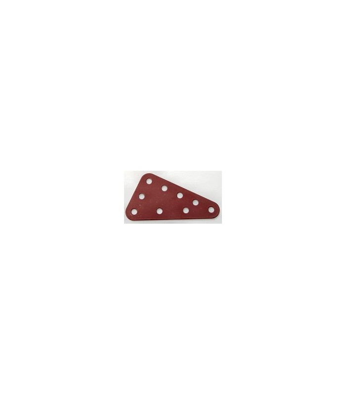Metal triang.flex.plate 60 x 40mm red metal Metal triang.flex.plate 60 x 40mm red metal