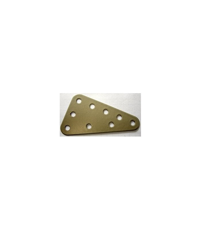 Plaque flex triang. 60 x 40 mm beige metal Plaque flex triang. 60 x 40 mm beige metal