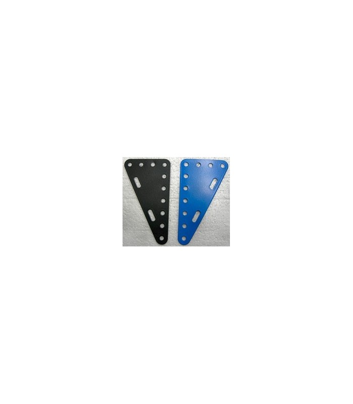 Plaque flex triang. 90 x 50 mm gris f1