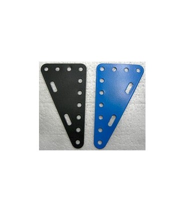 Plaque flex triang. 90 x 50 mm gris f1