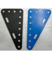 Plaque flex triang. 90 x 50 mm gris f1